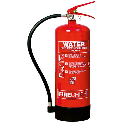 Spectrum Industrial Fire Extinguisher Water 6 Litre