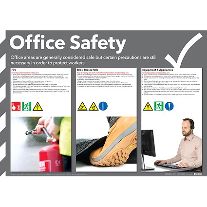 Office Safety Poster 420x594mm