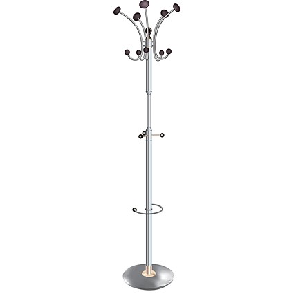 Seco Revolving Coat Stand, Chrome
