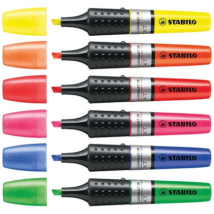 Stabilo Luminator Highlighter Pen Assorted (Pack of 6)