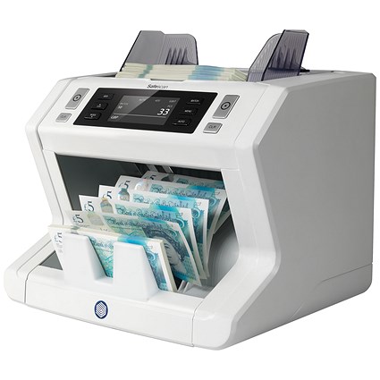 Safescan 2680-S GBP Banknote Counter and Counterfeit Detector L262xW264xH248mm Grey