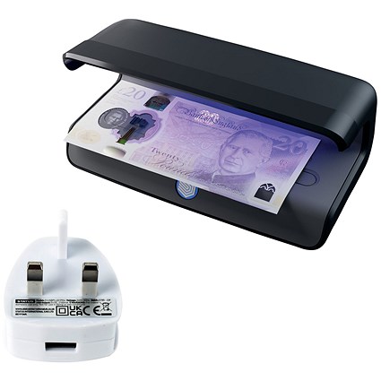 Safescan 55 UV Conterfeit Detector + Adapter Plug