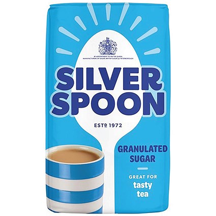 Silver Spoon Granulated Sugar, 1Kg, Pack of 15