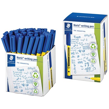 Staedtler Noris 307 Writing Pen Blue (Pack of 50)