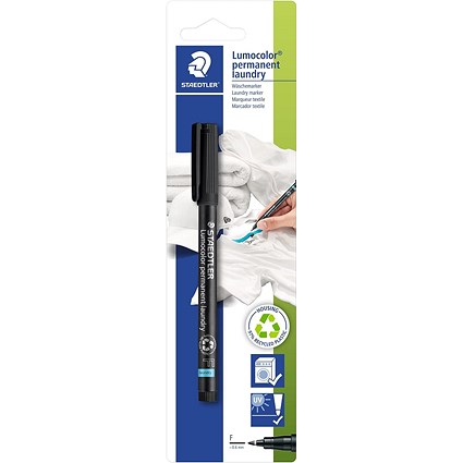 Staedtler Laundry Marker Black (10 Pack)