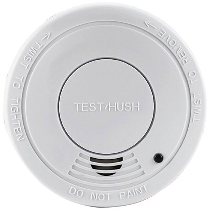Statis Smoke Alarm Photoelectric Sensor 9V Battery Included