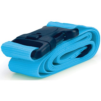 Status Luggage Strap Without Lock Blue