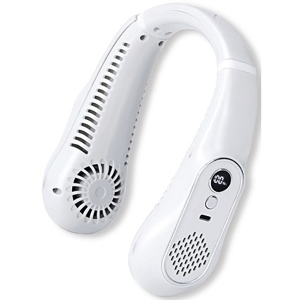 Status Rechargeable Neck Fan USB White