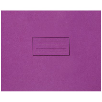 Silvine Handwriting Book, 203x165mm, Ruled, 32 Pages, Purple, Pack of 25