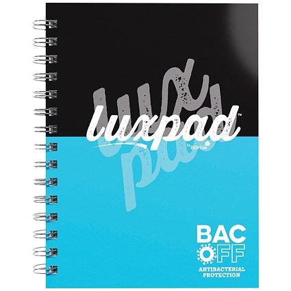 Silvine Luxpad Antibac Twinwire Notebook A5+ (Pack of 3)