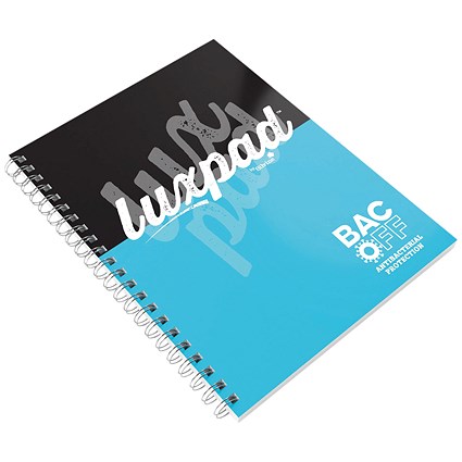Silvine Luxpad Antibac Twinwire Notebook A4+ (Pack of 3)