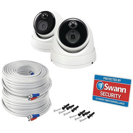 Swann Dome Thermal CCTV Cameras (Pack of 2)