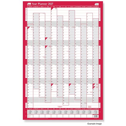 Sasco Year Planner Compact Portrait Unmounted 2027