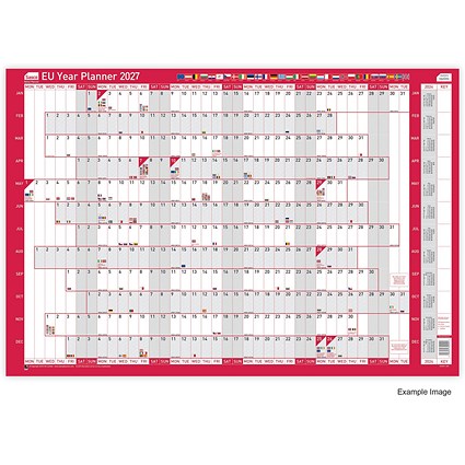 Sasco Year Planner EU Mounted 2027