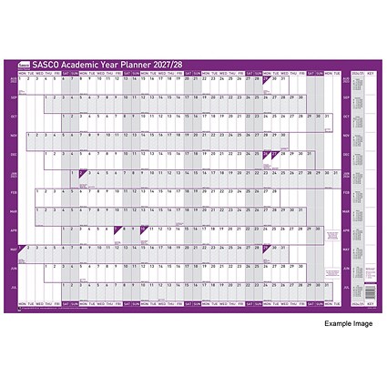 Sasco Academic Year Planner Unmounted 2027/28