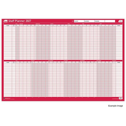 Sasco Staff Planner Mounted 2027