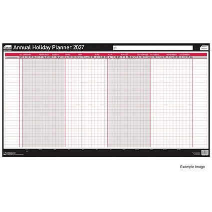 Sasco Annual Holiday Planner Unmounted 2027
