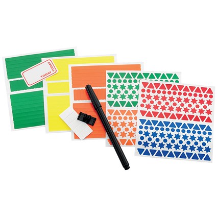 Sasco Year Planner Stickers Kit, For use with Sasco Planners