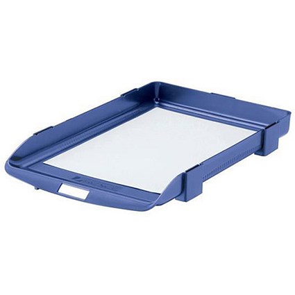 Rexel Agenda Classic 35 Letter Tray / Stackable / W382xD246xH35mm / Blue