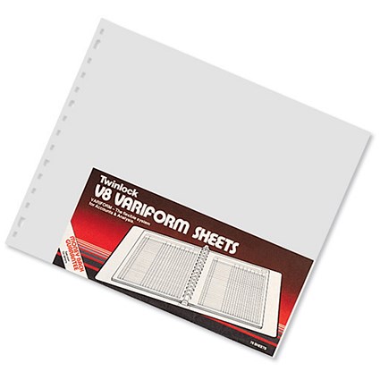 Twinlock V8 Variform Petty Cash 4 and 16 Sheets Ref 75990 [Pack 75]