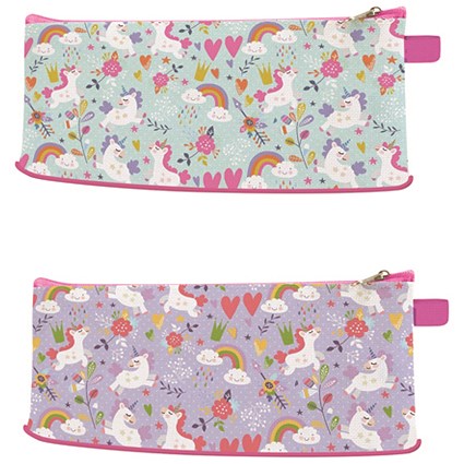 Just Stationery Unicorn Pencil Case (Pack of 12)