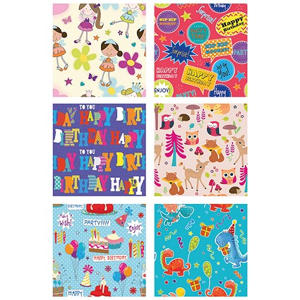 Tallon Assorted Gift Wrap (Pack of 36)