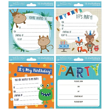 Tallon Boy Designs Invitation Cards (Pack of 192) 4399