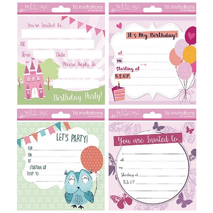 Tallon Girl Designs Invitation Cards (Pack of 192)