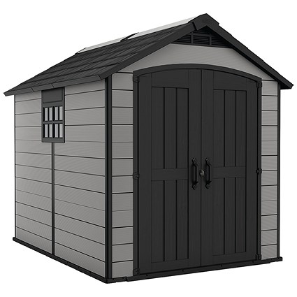 Keter Premier Shed 7.5x9ft Grey KET255235