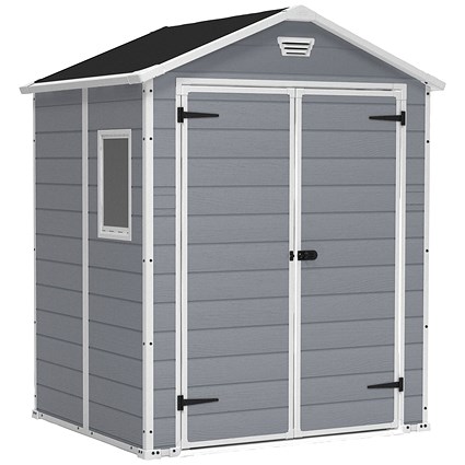 Keter Manor Shed 6x5ft Grey KET230255