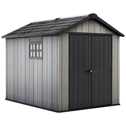 Keter Oakland Shed 7.5x9ft Grey KET255642