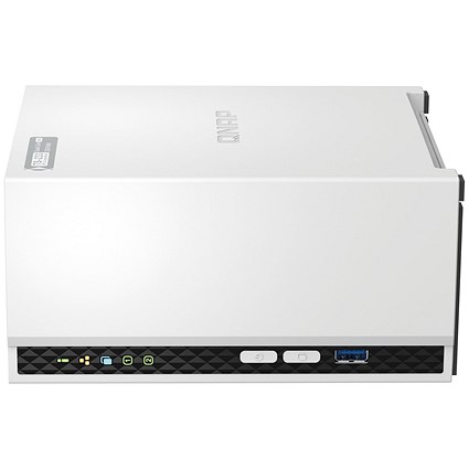 Qnap 2 Bay Desktop NAS Network Attached Storage Enclosure, White