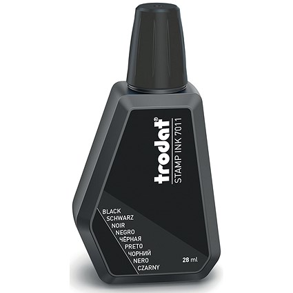 Trodat 7011 Stamp Pad Ink Black