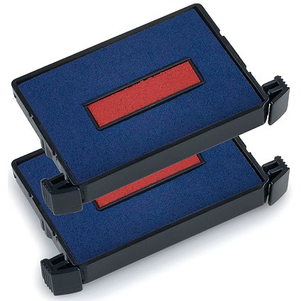 Trodat Ink Cartridge Replacement Pad 6/4750 Blue/Red (Pack of 2)