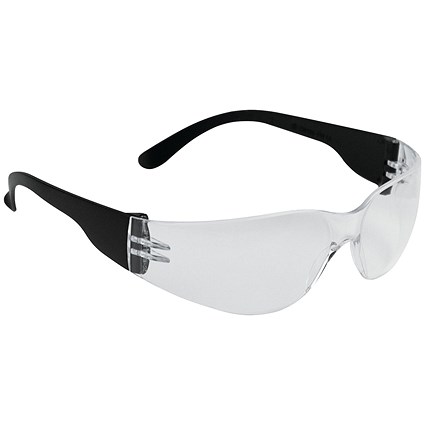 JSP Junior Stealth 7000 Clear Safety Spectacles (Pack of 10)