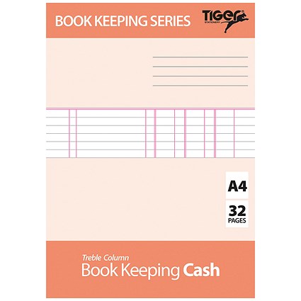 Book Keeping Cash Book A4 (6 Pack) 302299 Book Keeping Cash Book A4 (6 Pack) 302299