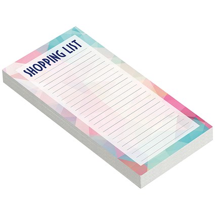 Shopping List Note Pad Ruled (Pack of 12)