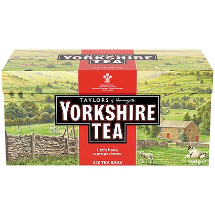 Yorkshire Tea Bags, Pack of 240 Yorkshire Tea Bags, Pack of 240