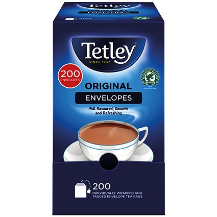Tetley Envelope Tea Bags, Pack of 200