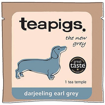 Teapigs Darjeeling Earl Grey Envelope Teabags, Pack of 50