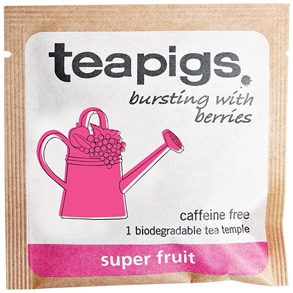 Teapigs Super Fruit Envelope Teabags, Pack of 50