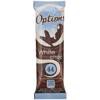 Options White Hot Chocolate 11g (Pack of 30)