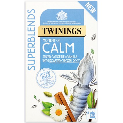 Twinings SuperBlends Calm Herbal Tea, Pack of 20