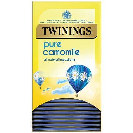 Twinings Pure Camomile Herbal Tea, Pack of 20