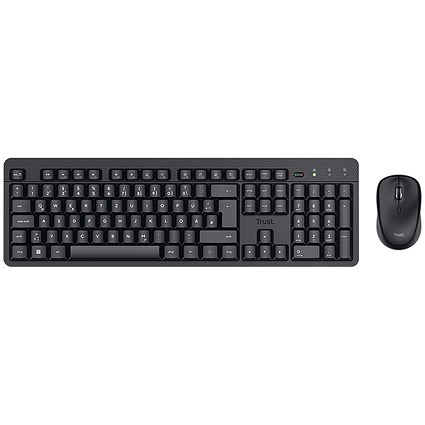 Trust TKM-360 Wireless Keyboard and Mouse Set, Black