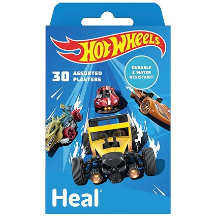 Heal Plasters Children Hot Wheels Pack of 30