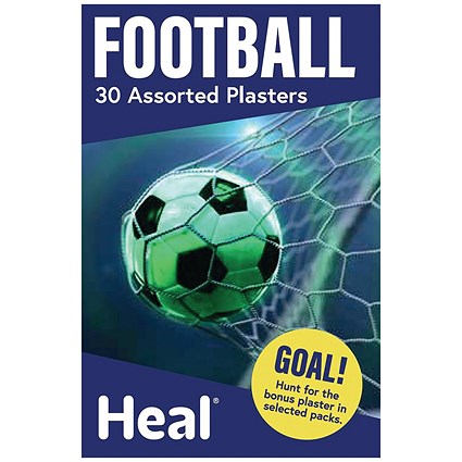 Heal Plasters Children Football Pack of 30