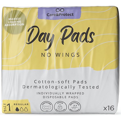 Interlude Ultra Sanitary Towels Day No Wings, Regular, Pack of 192