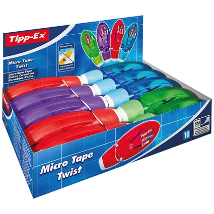 Tippex Micro Twist Correct Tape (10 Pack)