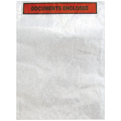 GoSecure Document Envelopes Documents Enclosed Self Adhesive A4 (Pack of 500) 4301004